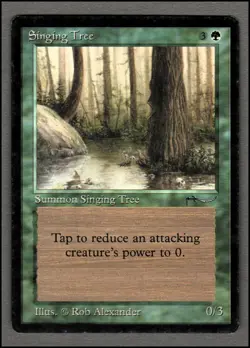 Singing Tree Magic mtg Moderate Play, English Arabian Nights x1 - Image 1