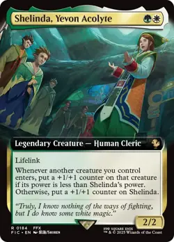 Shelinda, Yevon Acolyte (Extended Art) [FINAL FANTASY Commander] Magic MTG - Image 1