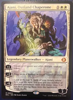 Ajani, Outland Chaperone Lorwyn Eclipsed Regular NM UNPLAYED SHIPS ASAP - Image 1