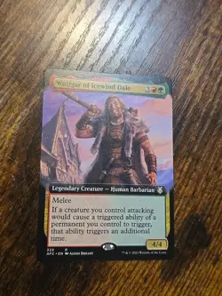 MTG Wulfgar of Icewind Dale (Extended Art) AFC Rare Normal #329 - Image 1