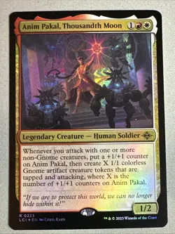 MTG / Anim Pakal, Thousandth Moon / LCI / #223 / FOIL / Rare / NM - Image 1