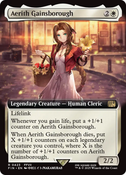 Aerith Gainsborough (Extended Art) [FINAL FANTASY] Magic MTG - Image 1