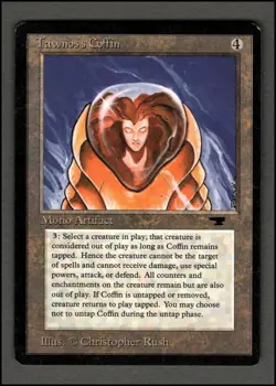 Tawnos's Coffin Magic mtg Moderate Play, English Antiquities x1 - Image 1