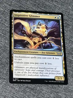 Inquisitive Glimmer #0217 MTG Duskmourn: House of Horror DSK U NM/M Non Foil - Image 1