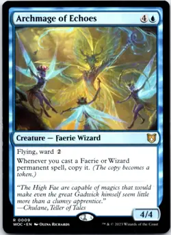 Archmage of Echoes Commander: Wilds of Eldraine, 9 NM - Image 1