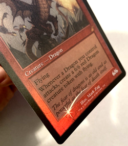 MTG Utvara Hellkite RETRO FRAME FOIL Ravnica Remastered 342 NM - Image 2