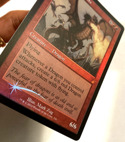 MTG Utvara Hellkite RETRO FRAME FOIL Ravnica Remastered 342 NM - Image 3