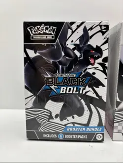 Pokemon Black Bolt and White Flare Booster Bundle Set of 2 Sealed New - Image 2