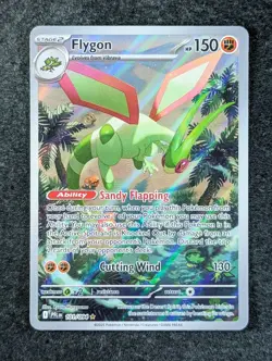 2025 Pokemon FLYGON 101/094 Phantasmal Flames PFL EN Illustration Rare Holo ENG - Image 1
