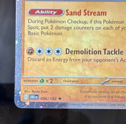 Team Rocket's Tyranitar 096/182 Pokemon Center Stamp Promo - Image 5