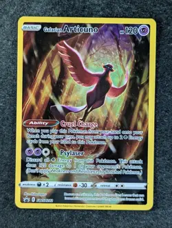 2023 Pokemon GALARIAN ARTICUNO SWSH282 Black Star Promo Crown Zenith Tin Holo EN - Image 1