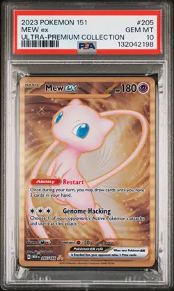 2023 POKEMON 151 ULTRA-PREMIUM COLLECTION #205 MEW EX PSA 10 - Image 1