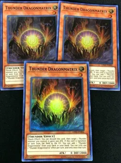 YUGIOH THUNDER DRAGONMATRIX OP09-EN006 SUPER X3 (NM) - Image 1