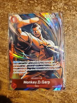 Monkey.D.Garp Alternate Art OP13-016 One Piece Carrying On His Will TCG R* - Image 1