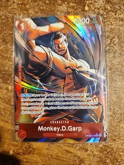 Monkey.D.Garp Alternate Art OP13-016 One Piece Carrying On His Will TCG R* - Image 2