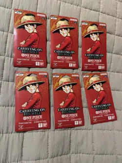 One Piece OP13 Carrying On His Will booster pack x 6 - Image 1