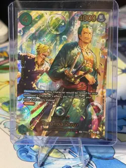 One Piece CCG Roronoa Zoro PRB02-006 OP14 The Azure Sea’s Seven Special - Image 1