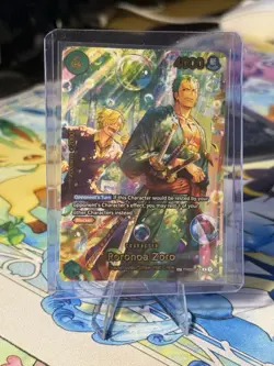 One Piece CCG Roronoa Zoro PRB02-006 OP14 The Azure Sea’s Seven Special - Image 2