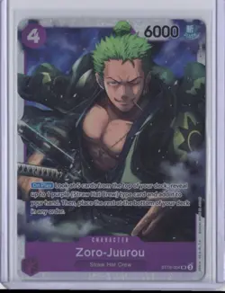 #ST18-004 One Piece Zoro-Juurou Straw Hat Crew - Image 1