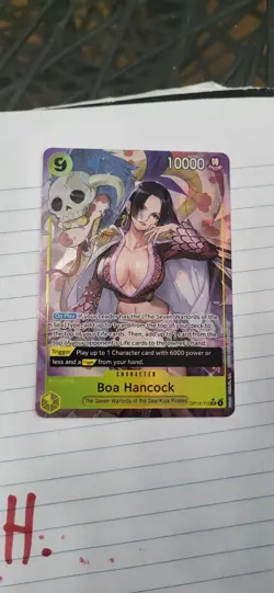 Boa Hancock - OP14-112 (Alternate Art) - The Azure Sea's Seven (OP14) LP - Image 1