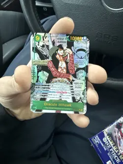One Piece Dracule Mihawk Op14-119 Manga SEC. Fresh From A Pack - Image 1