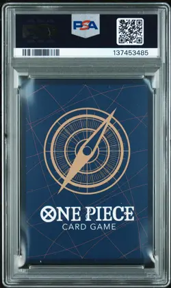 2025 ONE PIECE JPN PROMOS OFFICIAL EVENT TOP PRIZE #014 MONKEY D. LUFFY PSA 9 - Image 2