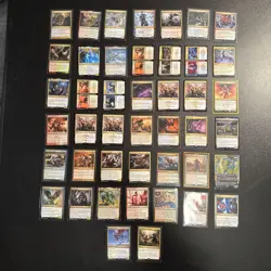Lot of 40 Rare Magic the Gathering Cards - NM - All Multicolored- Various Sets - Image 1