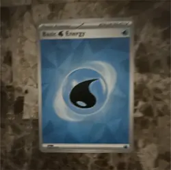 Pokemon TCG SVEB Basic Water Energy Card 011 Regular Finish English - Image 1
