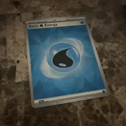 Pokemon TCG SVEB Basic Water Energy Card 011 Regular Finish English - Image 3