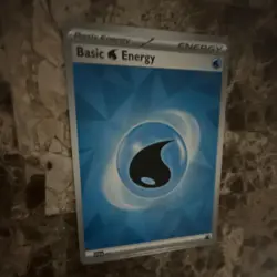 Pokemon TCG SVEB Basic Water Energy Card 011 Regular Finish English - Image 4