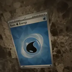 Pokemon TCG SVEB Basic Water Energy Card 011 Regular Finish English - Image 5