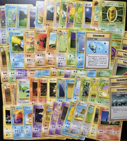 Pokemon TCG - Base Set & Fossil - Non Holo Japanese 68 Card Lot - (LP - MP) - Image 1