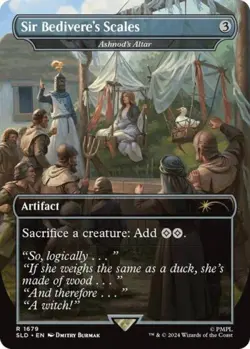 MTG English Sir Bedivere's Scales - Ashnod's Altar NM Foil Secret Lair - Image 1