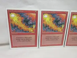 RED ELEMENTAL BLAST X3 MAGIC THE GATHERING REVISED VINTAGE MTG TRADING CARD #198 - Image 3