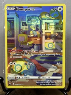 Dunsparce GG23/GG70 Crown Zenith Full Art Ultra Rare Holo Pokemon Card NM - Image 1