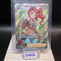 Pokemon TCG Card Sonia 192/192 Rebel Clash Full Art Trainer 🔥🔥🔥 - Image 1