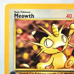 Meowth 62/82 Pokemon TCG 1st Edition Team Rocket NM Vintage 1999 Card - Image 3