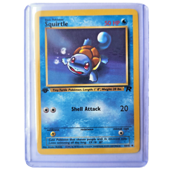 Squirtle 68/82 Pokemon TCG 1st Edition Team Rocket NM Vintage 2000 Card - Image 1