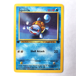 Squirtle 68/82 Pokemon TCG 1st Edition Team Rocket NM Vintage 2000 Card - Image 2