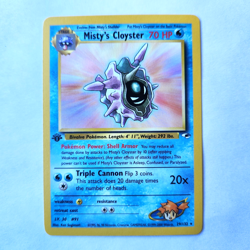 Misty's Cloyster 29/133 Pokemon TCG 1st Edition Gym Heroes NM Vintage 2000 Card - Image 2