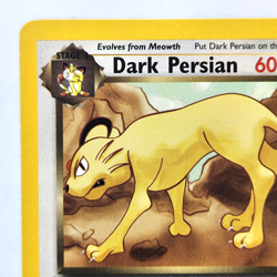Dark Persian 42/82 Pokemon TCG 1st Edition Team Rocket NM Vintage 2000 Card - Image 3