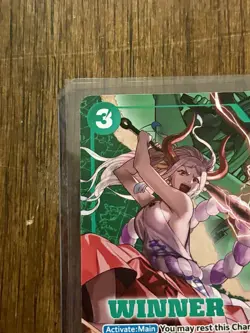 Yamato Winner Card P-008 (Winner Pack Vol. 1) Green Promo One Piece TCG English - Image 3