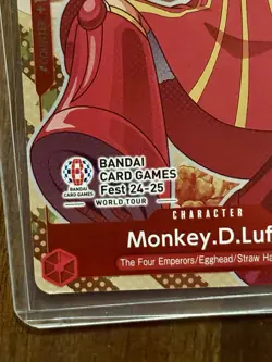 Monkey.D.Luffy (Bandai Card Games Fest 24-25) P-080 One Piece Promo English NM - Image 5