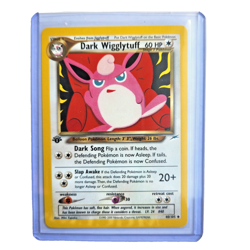 Dark Wigglytuff 40/105 Pokemon TCG Neo Destiny 1st Edition NM Vintage 2002 Card - Image 1
