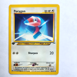 Porygon 78/105 Pokemon TCG 1st Edition Neo Destiny NM Vintage 2002 Card - Image 2