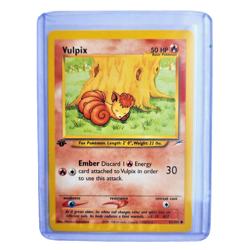Vulpix 91/105 Pokemon TCG 1st Edition NEO Destiny NM Vintage 2002 Card - Image 1