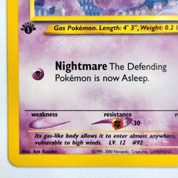 Gastly 65/105 Pokemon TCG 1st Edition Neo Destiny NM Vintage 2002 Card - Image 5