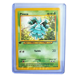 Pineco 77/105 Pokemon TCG 1st Edition Neo Destiny NM Vintage 2002 Card - Image 1
