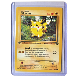 Pikachu 60/64 Pokemon TCG 1st Edition Jungle NM Vintage 1999 Card - Image 1