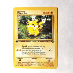 Pikachu 60/64 Pokemon TCG 1st Edition Jungle NM Vintage 1999 Card - Image 2
